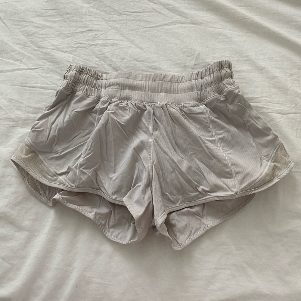 White lulu hotty hot shorts